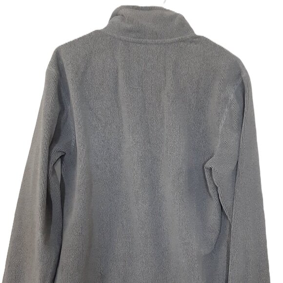 Faded Glory Top Size SMALL, Zip neck, Long Sleeve, Gray. - Picture 3 of 7